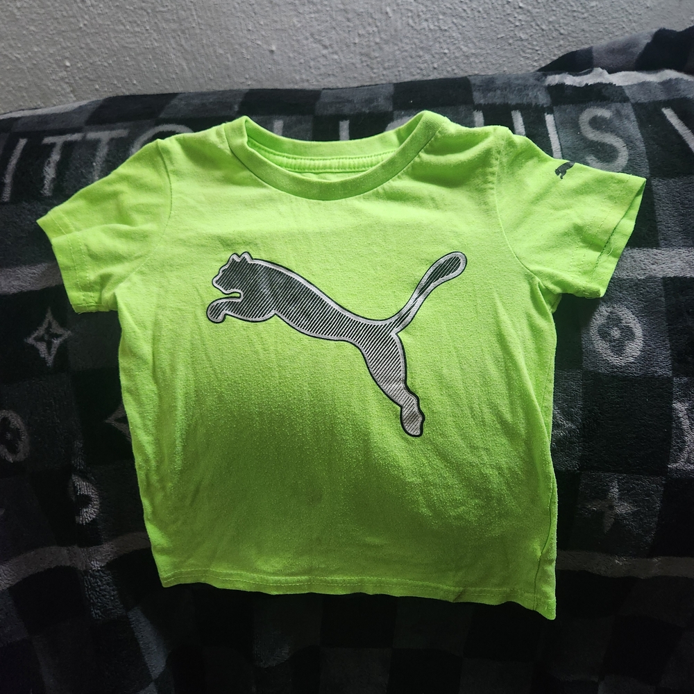 Puma Kids Green T-Shirt